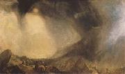 J.M.W. Turner Snow Storm Hannibal and his Army crossing the Alps (mk09) France oil painting reproduction